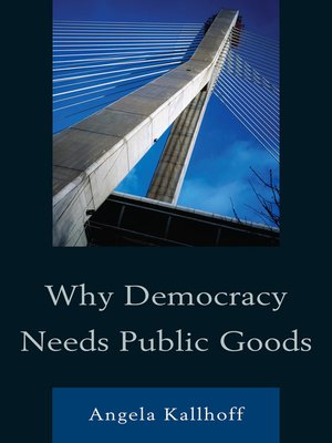 cover image of Why Democracy Needs Public Goods